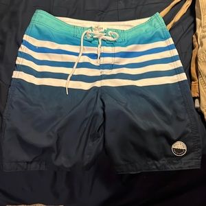 Hollister Board shorts.